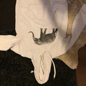 Elephant photo hoodie